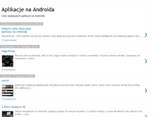 Tablet Screenshot of aplikacjeandroid.blogspot.com