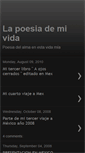 Mobile Screenshot of lapoesiademivida.blogspot.com