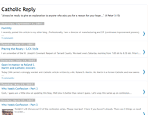 Tablet Screenshot of catholicreply.blogspot.com