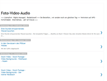 Tablet Screenshot of foto-video-audio.blogspot.com