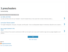 Tablet Screenshot of homeschooling3preschoolers.blogspot.com