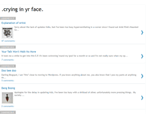Tablet Screenshot of cryinginyerface.blogspot.com