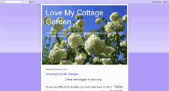 Desktop Screenshot of lovemycottagegarden.blogspot.com