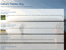 Tablet Screenshot of cathalstriathlonblog.blogspot.com