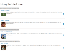 Tablet Screenshot of merlelivinglife.blogspot.com