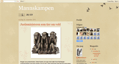 Desktop Screenshot of mannskampen.blogspot.com