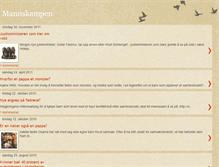 Tablet Screenshot of mannskampen.blogspot.com