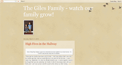 Desktop Screenshot of gileswatchourfamilygrow.blogspot.com