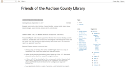 Desktop Screenshot of madisonlibraryfriends.blogspot.com