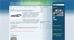 Desktop Screenshot of hgcecollege.blogspot.com