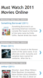 Mobile Screenshot of must-watch-2011-movies.blogspot.com
