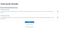 Tablet Screenshot of interracial-thumbs.blogspot.com