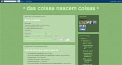 Desktop Screenshot of blogdascoisasnascemcoisas.blogspot.com