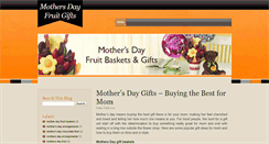 Desktop Screenshot of mothers-day-fruit-gifts.blogspot.com