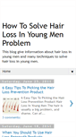 Mobile Screenshot of hairlossinyoungmen.blogspot.com