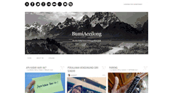 Desktop Screenshot of bumiaccilong.blogspot.com