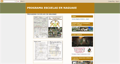 Desktop Screenshot of escuelasnaguake.blogspot.com