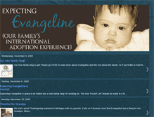 Tablet Screenshot of expectingevangeline.blogspot.com