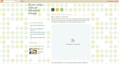 Desktop Screenshot of elarteenlasaulas.blogspot.com