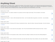 Tablet Screenshot of anythingghost.blogspot.com