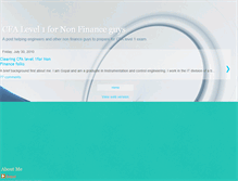 Tablet Screenshot of cfalevel1fornonfinance.blogspot.com