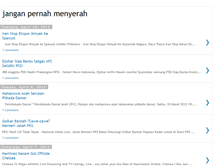 Tablet Screenshot of janganpernahmenyerahbegitusaja.blogspot.com