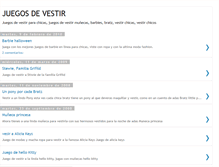 Tablet Screenshot of juegos-vestir.blogspot.com