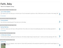 Tablet Screenshot of ourfaithbaby.blogspot.com