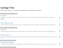 Tablet Screenshot of garbagetime3.blogspot.com