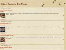 Tablet Screenshot of noraini-ibu-manja.blogspot.com