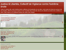 Tablet Screenshot of collectifjusticeetlibertes.blogspot.com