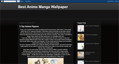 Desktop Screenshot of bestanimemangawallpaper.blogspot.com