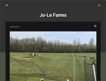 Tablet Screenshot of jolefarms.blogspot.com