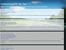 Tablet Screenshot of outsourcingcpataxtips.blogspot.com