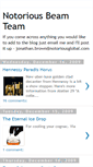 Mobile Screenshot of notorious-beam-team.blogspot.com
