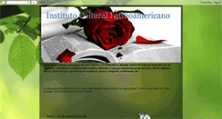 Desktop Screenshot of institutoculturallatinoamericano.blogspot.com