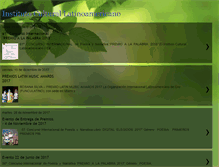 Tablet Screenshot of institutoculturallatinoamericano.blogspot.com
