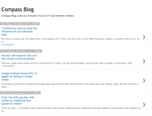 Tablet Screenshot of compassblogger.blogspot.com