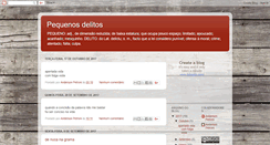 Desktop Screenshot of delitospequenos.blogspot.com
