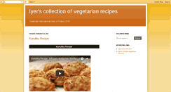 Desktop Screenshot of iyer-kitchen.blogspot.com
