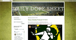 Desktop Screenshot of dailydopesheet.blogspot.com