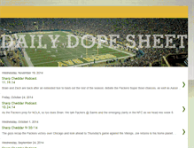 Tablet Screenshot of dailydopesheet.blogspot.com