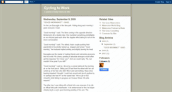 Desktop Screenshot of cyclingtowork.blogspot.com