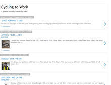 Tablet Screenshot of cyclingtowork.blogspot.com
