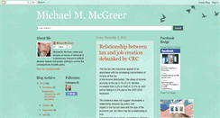 Desktop Screenshot of mmcgreer.blogspot.com