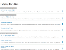 Tablet Screenshot of helpingchristian.blogspot.com