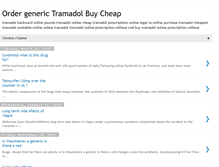 Tablet Screenshot of ordergenerictramadol.blogspot.com