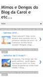 Mobile Screenshot of mimosdoblogdacarol.blogspot.com