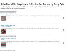 Tablet Screenshot of collectorcarcorner.blogspot.com