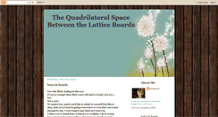 Desktop Screenshot of latticeboards.blogspot.com